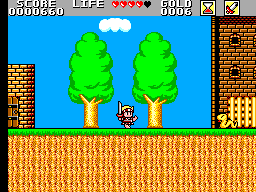 Super Wonder Boy Monster World screenshot 2 for Sega Mark III